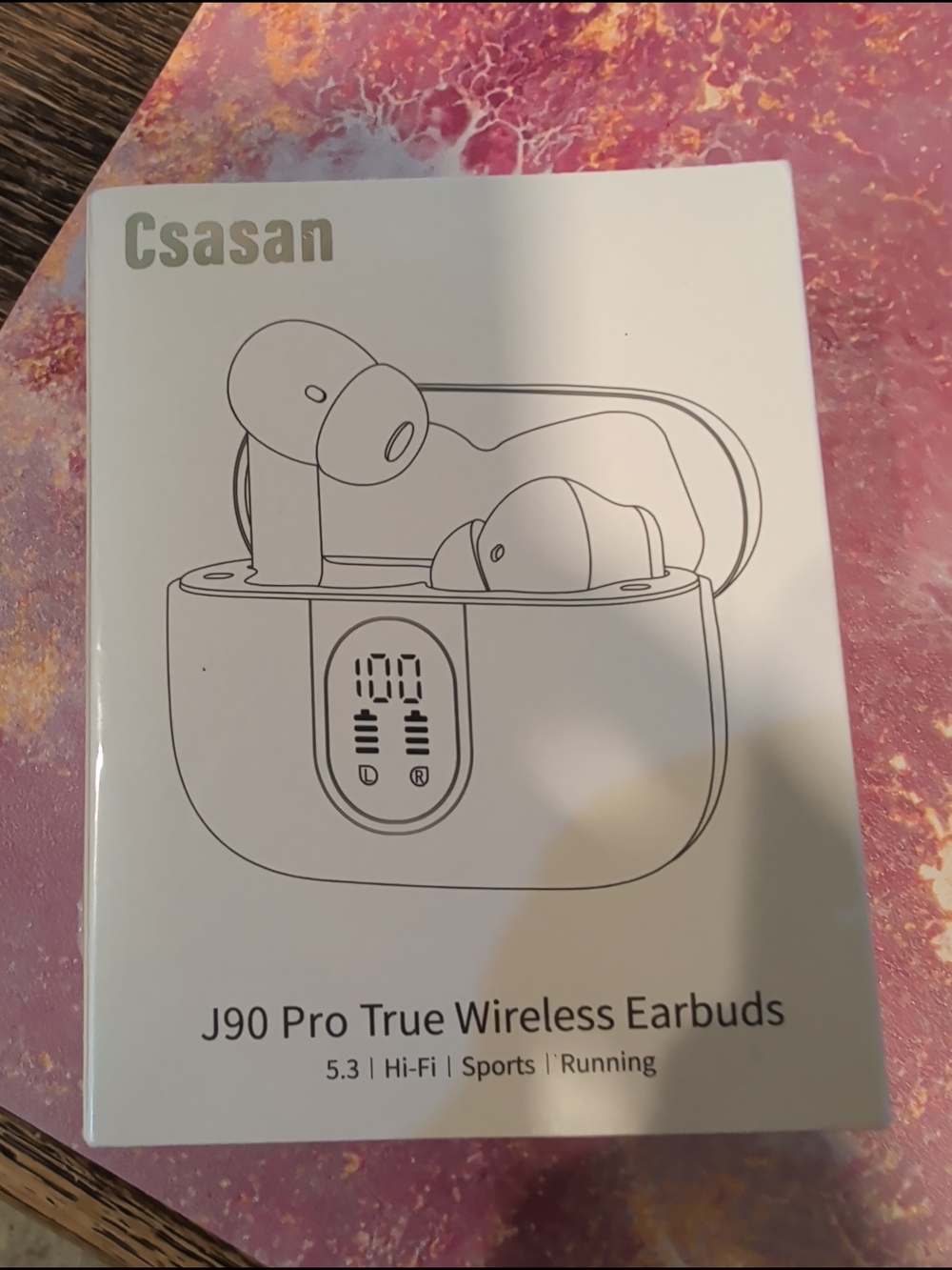 J90 Pro True Wireless Earbuds - White